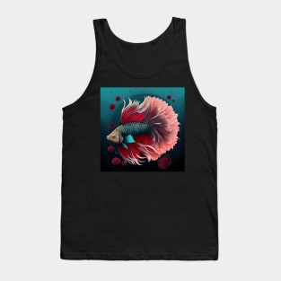 Floral Betta fish Tank Top